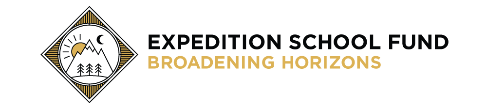 Logo reading: Expedition School Fund: Broadening Horizons